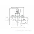 3 인치 직각 DMF-Z-76 펄스 제트 밸브